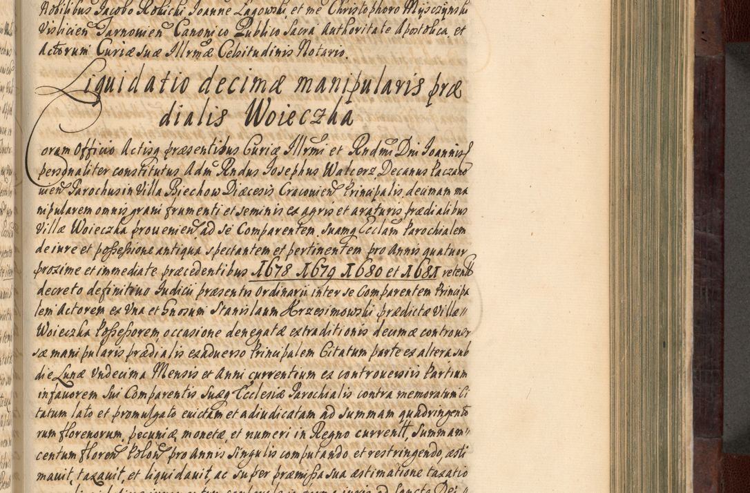 Zdjęcie nr 486 dla obiektu archiwalnego: Acta actorum episscopalium R. D. Joannis Małachowski, episcopi Cracoviensis a die 20 Augusti anni 1681 et 1682 acticatorum. Volumen I