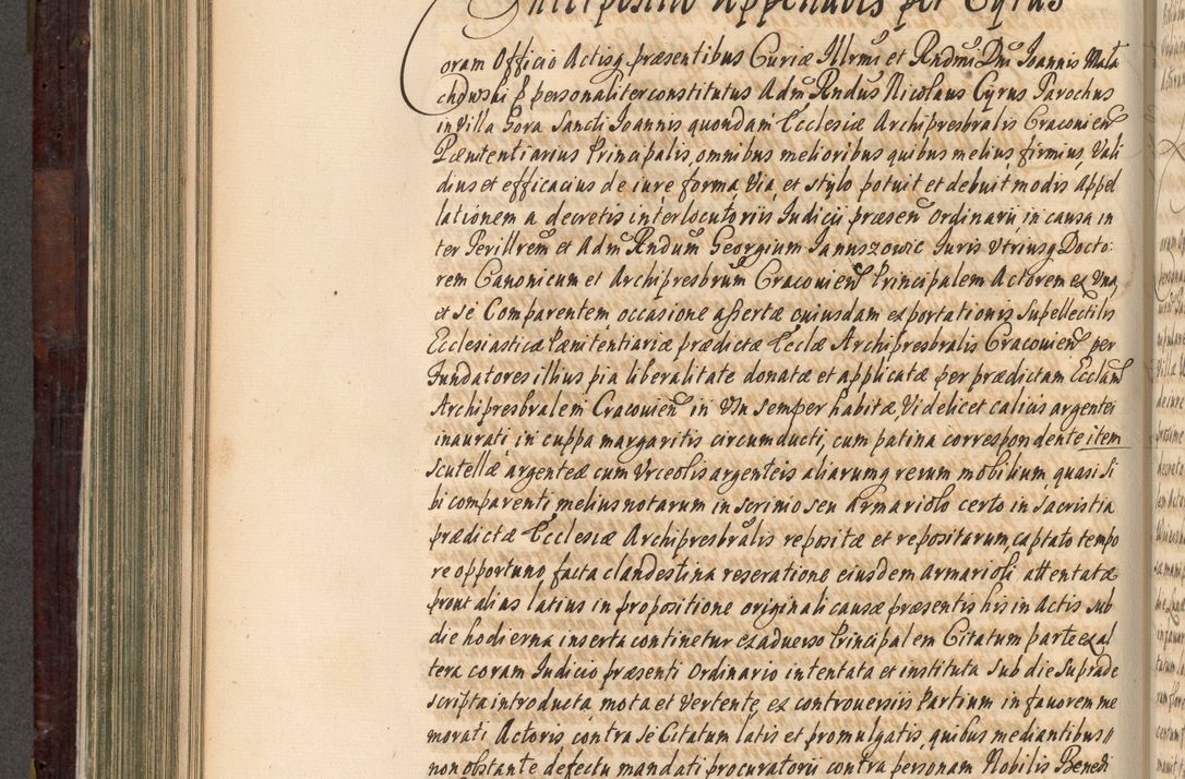 Zdjęcie nr 485 dla obiektu archiwalnego: Acta actorum episscopalium R. D. Joannis Małachowski, episcopi Cracoviensis a die 20 Augusti anni 1681 et 1682 acticatorum. Volumen I