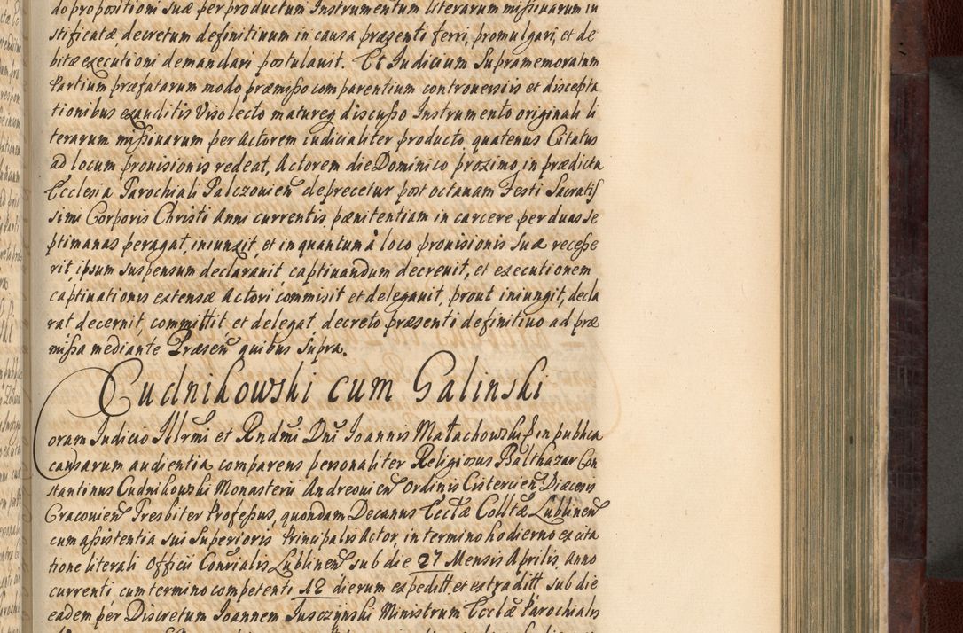 Zdjęcie nr 476 dla obiektu archiwalnego: Acta actorum episscopalium R. D. Joannis Małachowski, episcopi Cracoviensis a die 20 Augusti anni 1681 et 1682 acticatorum. Volumen I
