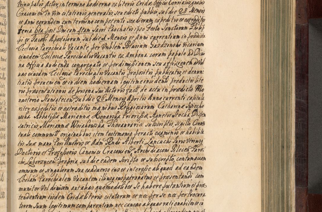 Zdjęcie nr 458 dla obiektu archiwalnego: Acta actorum episscopalium R. D. Joannis Małachowski, episcopi Cracoviensis a die 20 Augusti anni 1681 et 1682 acticatorum. Volumen I