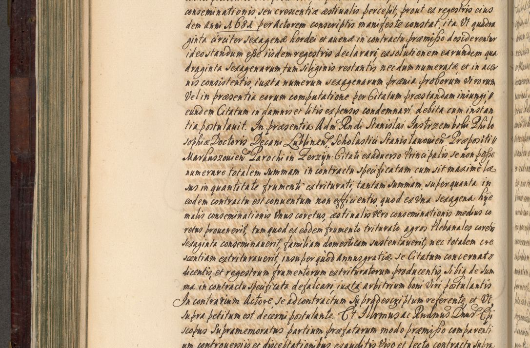 Zdjęcie nr 453 dla obiektu archiwalnego: Acta actorum episscopalium R. D. Joannis Małachowski, episcopi Cracoviensis a die 20 Augusti anni 1681 et 1682 acticatorum. Volumen I
