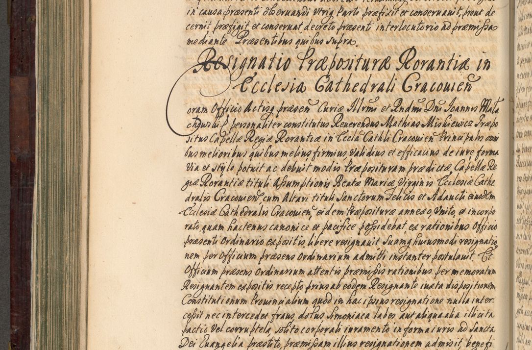 Zdjęcie nr 455 dla obiektu archiwalnego: Acta actorum episscopalium R. D. Joannis Małachowski, episcopi Cracoviensis a die 20 Augusti anni 1681 et 1682 acticatorum. Volumen I