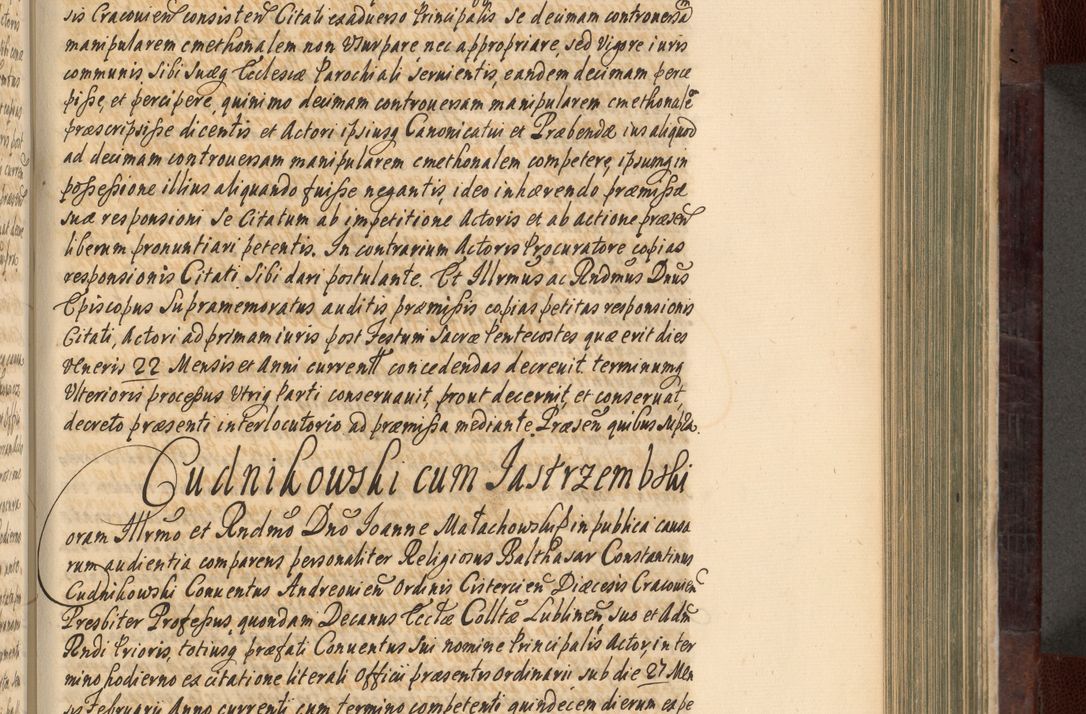Zdjęcie nr 452 dla obiektu archiwalnego: Acta actorum episscopalium R. D. Joannis Małachowski, episcopi Cracoviensis a die 20 Augusti anni 1681 et 1682 acticatorum. Volumen I