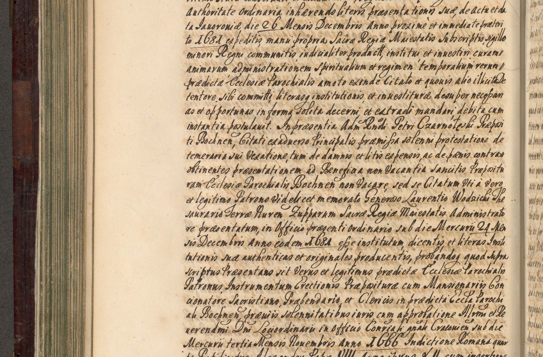 Zdjęcie nr 437 dla obiektu archiwalnego: Acta actorum episscopalium R. D. Joannis Małachowski, episcopi Cracoviensis a die 20 Augusti anni 1681 et 1682 acticatorum. Volumen I