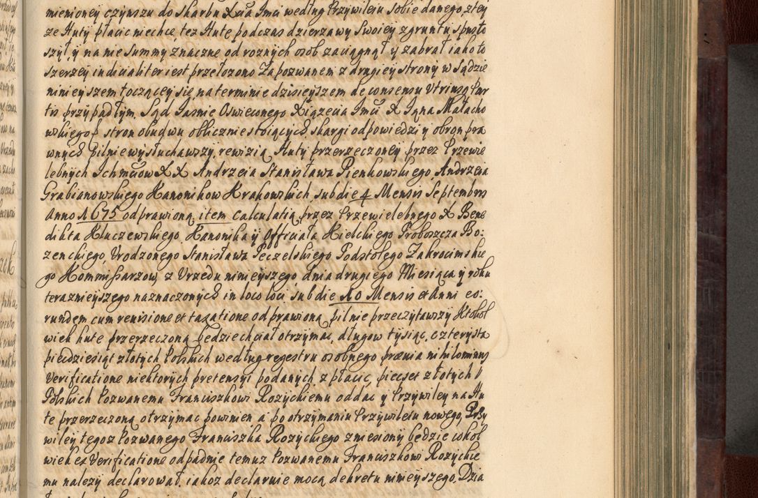Zdjęcie nr 434 dla obiektu archiwalnego: Acta actorum episscopalium R. D. Joannis Małachowski, episcopi Cracoviensis a die 20 Augusti anni 1681 et 1682 acticatorum. Volumen I