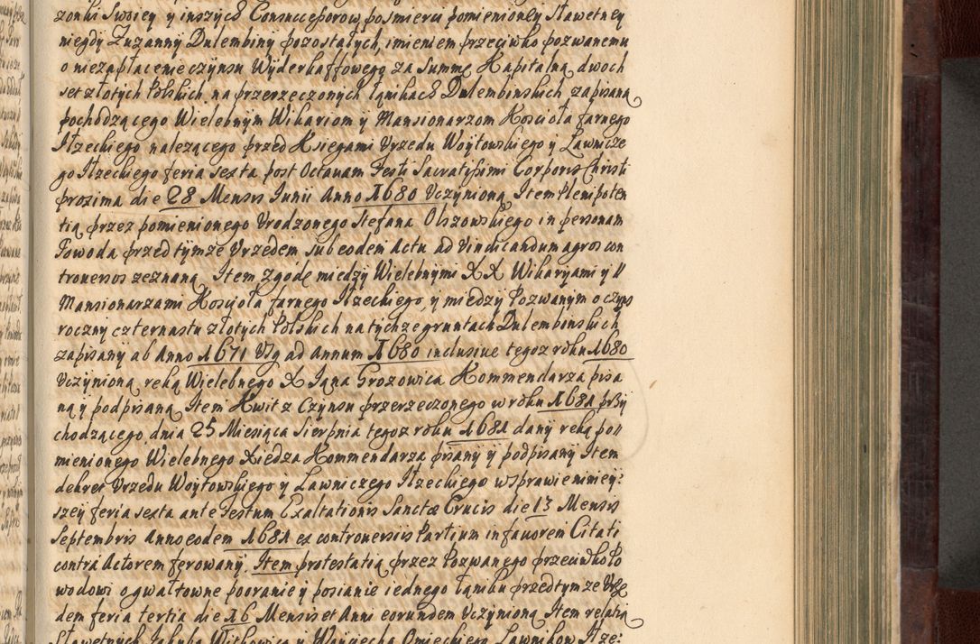 Zdjęcie nr 432 dla obiektu archiwalnego: Acta actorum episscopalium R. D. Joannis Małachowski, episcopi Cracoviensis a die 20 Augusti anni 1681 et 1682 acticatorum. Volumen I