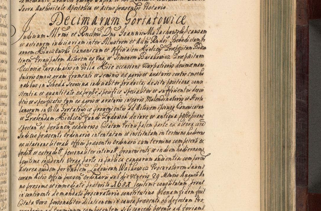 Zdjęcie nr 424 dla obiektu archiwalnego: Acta actorum episscopalium R. D. Joannis Małachowski, episcopi Cracoviensis a die 20 Augusti anni 1681 et 1682 acticatorum. Volumen I
