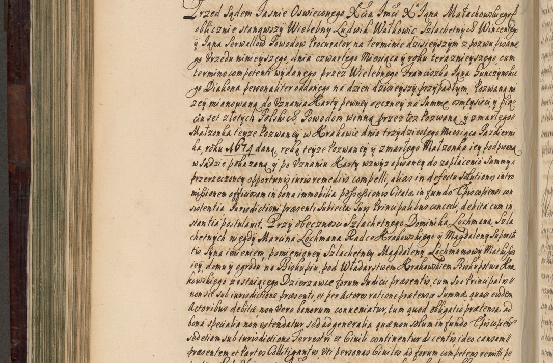 Zdjęcie nr 605 dla obiektu archiwalnego: Acta actorum episscopalium R. D. Joannis Małachowski, episcopi Cracoviensis a die 20 Augusti anni 1681 et 1682 acticatorum. Volumen I