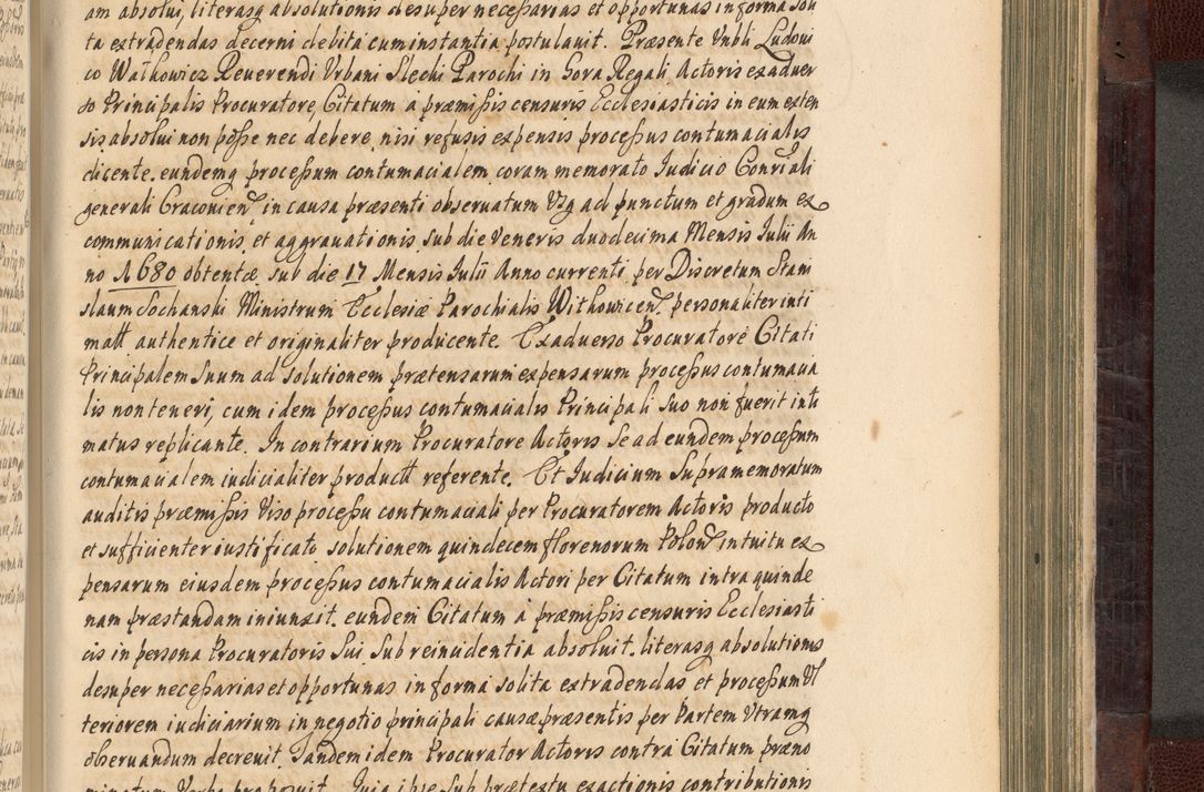 Zdjęcie nr 800 dla obiektu archiwalnego: Acta actorum episscopalium R. D. Joannis Małachowski, episcopi Cracoviensis a die 20 Augusti anni 1681 et 1682 acticatorum. Volumen I