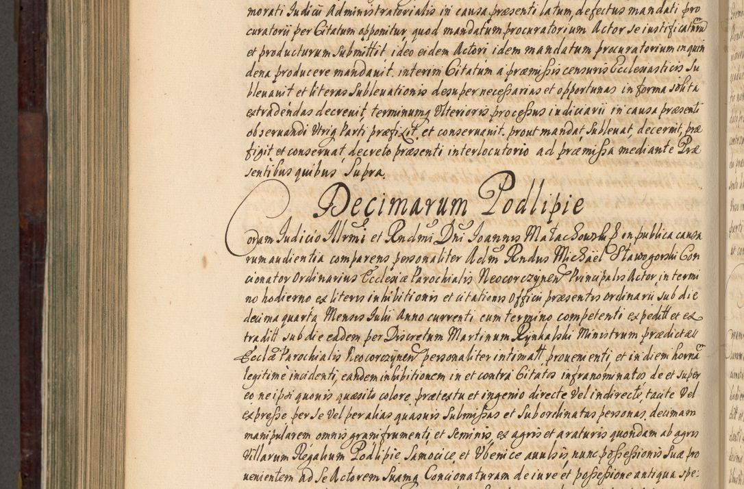 Zdjęcie nr 797 dla obiektu archiwalnego: Acta actorum episscopalium R. D. Joannis Małachowski, episcopi Cracoviensis a die 20 Augusti anni 1681 et 1682 acticatorum. Volumen I
