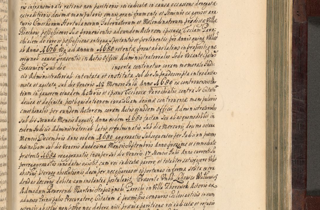 Zdjęcie nr 796 dla obiektu archiwalnego: Acta actorum episscopalium R. D. Joannis Małachowski, episcopi Cracoviensis a die 20 Augusti anni 1681 et 1682 acticatorum. Volumen I