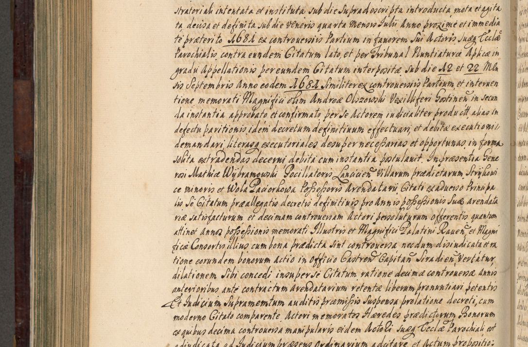 Zdjęcie nr 795 dla obiektu archiwalnego: Acta actorum episscopalium R. D. Joannis Małachowski, episcopi Cracoviensis a die 20 Augusti anni 1681 et 1682 acticatorum. Volumen I