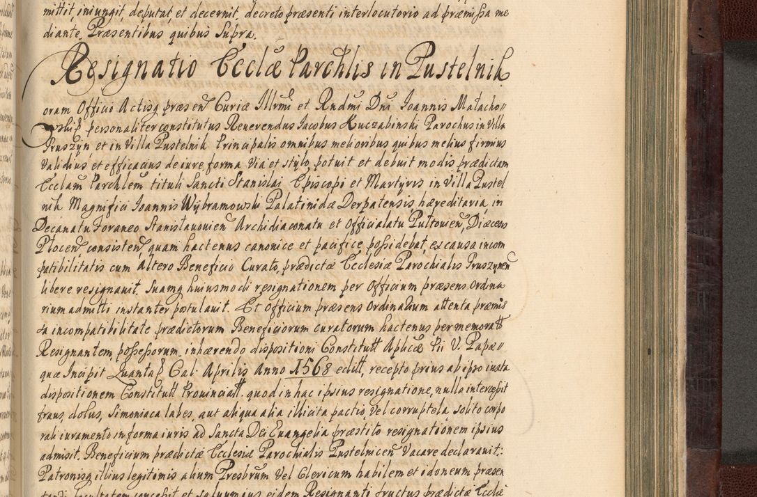Zdjęcie nr 790 dla obiektu archiwalnego: Acta actorum episscopalium R. D. Joannis Małachowski, episcopi Cracoviensis a die 20 Augusti anni 1681 et 1682 acticatorum. Volumen I