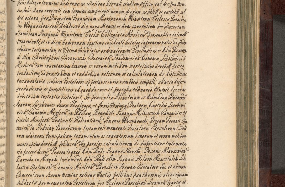 Zdjęcie nr 764 dla obiektu archiwalnego: Acta actorum episscopalium R. D. Joannis Małachowski, episcopi Cracoviensis a die 20 Augusti anni 1681 et 1682 acticatorum. Volumen I