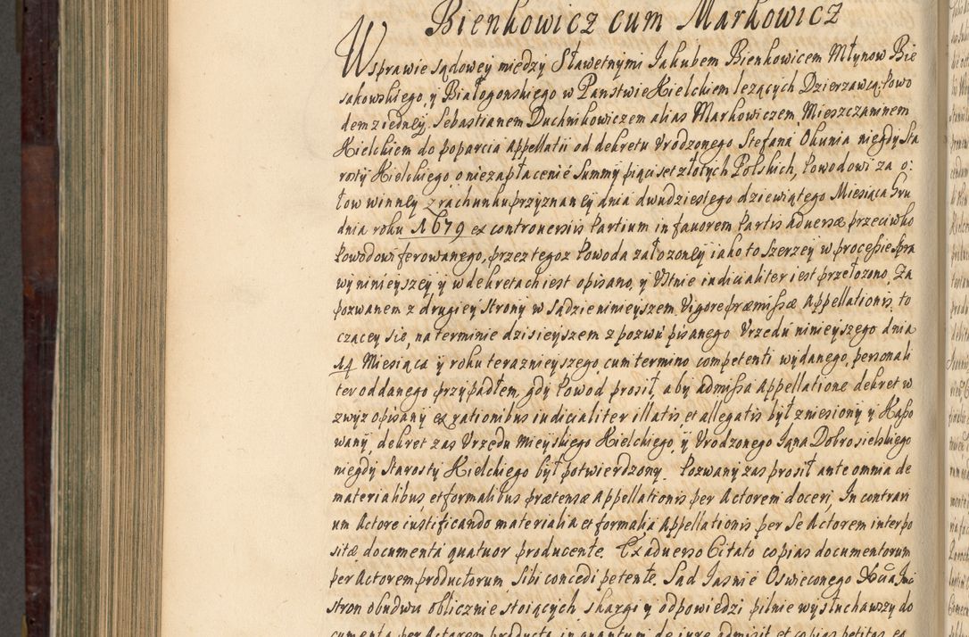 Zdjęcie nr 763 dla obiektu archiwalnego: Acta actorum episscopalium R. D. Joannis Małachowski, episcopi Cracoviensis a die 20 Augusti anni 1681 et 1682 acticatorum. Volumen I
