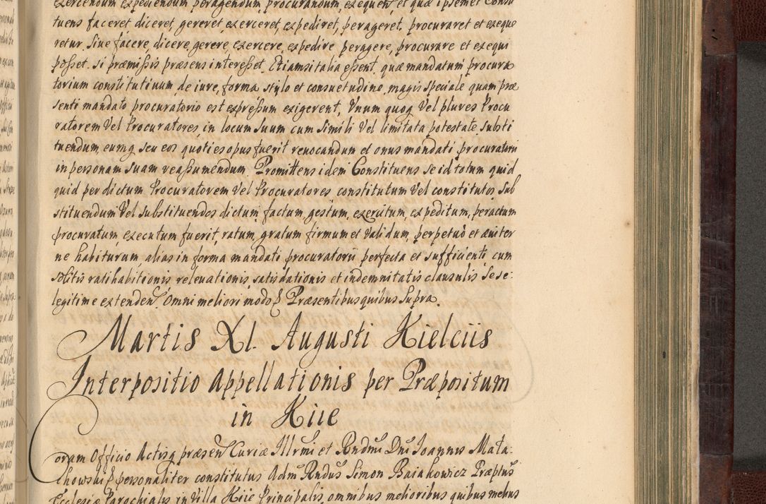 Zdjęcie nr 754 dla obiektu archiwalnego: Acta actorum episscopalium R. D. Joannis Małachowski, episcopi Cracoviensis a die 20 Augusti anni 1681 et 1682 acticatorum. Volumen I