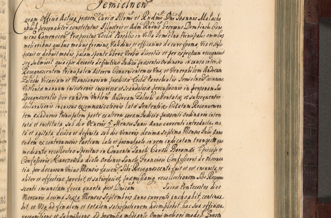 Zdjęcie nr 750 dla obiektu archiwalnego: Acta actorum episscopalium R. D. Joannis Małachowski, episcopi Cracoviensis a die 20 Augusti anni 1681 et 1682 acticatorum. Volumen I