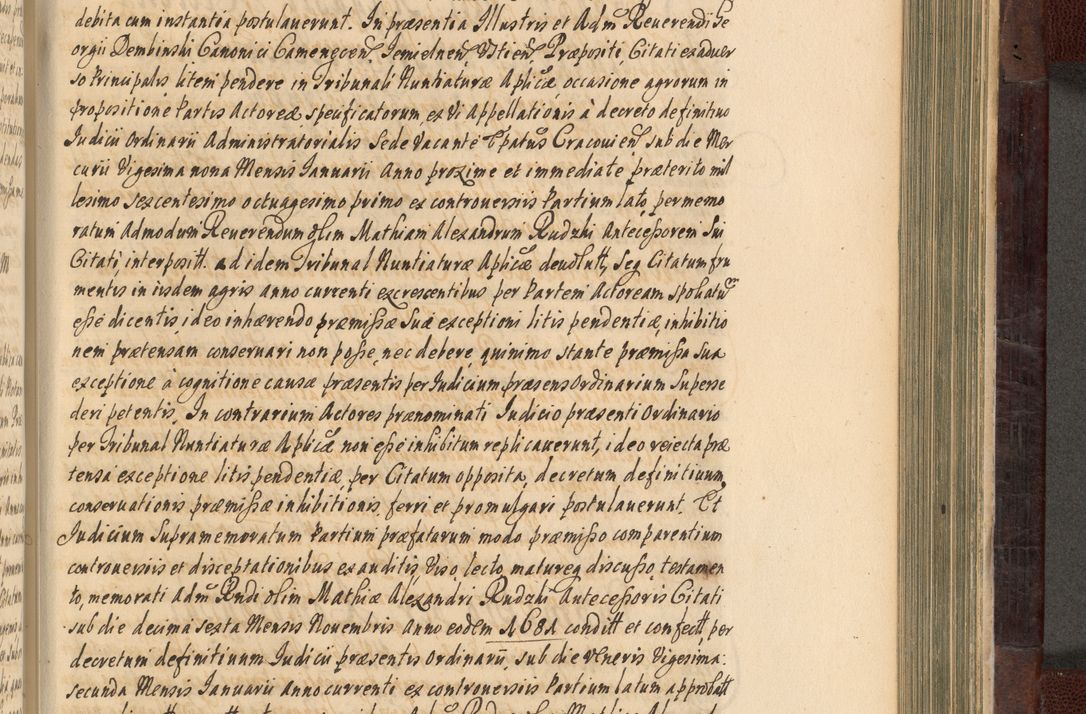 Zdjęcie nr 748 dla obiektu archiwalnego: Acta actorum episscopalium R. D. Joannis Małachowski, episcopi Cracoviensis a die 20 Augusti anni 1681 et 1682 acticatorum. Volumen I