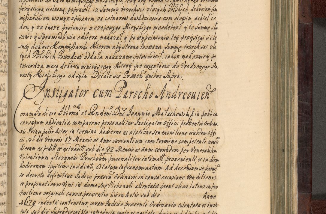 Zdjęcie nr 738 dla obiektu archiwalnego: Acta actorum episscopalium R. D. Joannis Małachowski, episcopi Cracoviensis a die 20 Augusti anni 1681 et 1682 acticatorum. Volumen I