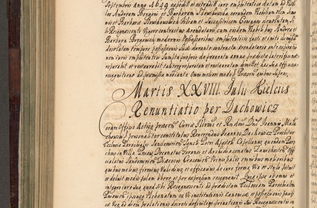 Zdjęcie nr 729 dla obiektu archiwalnego: Acta actorum episscopalium R. D. Joannis Małachowski, episcopi Cracoviensis a die 20 Augusti anni 1681 et 1682 acticatorum. Volumen I