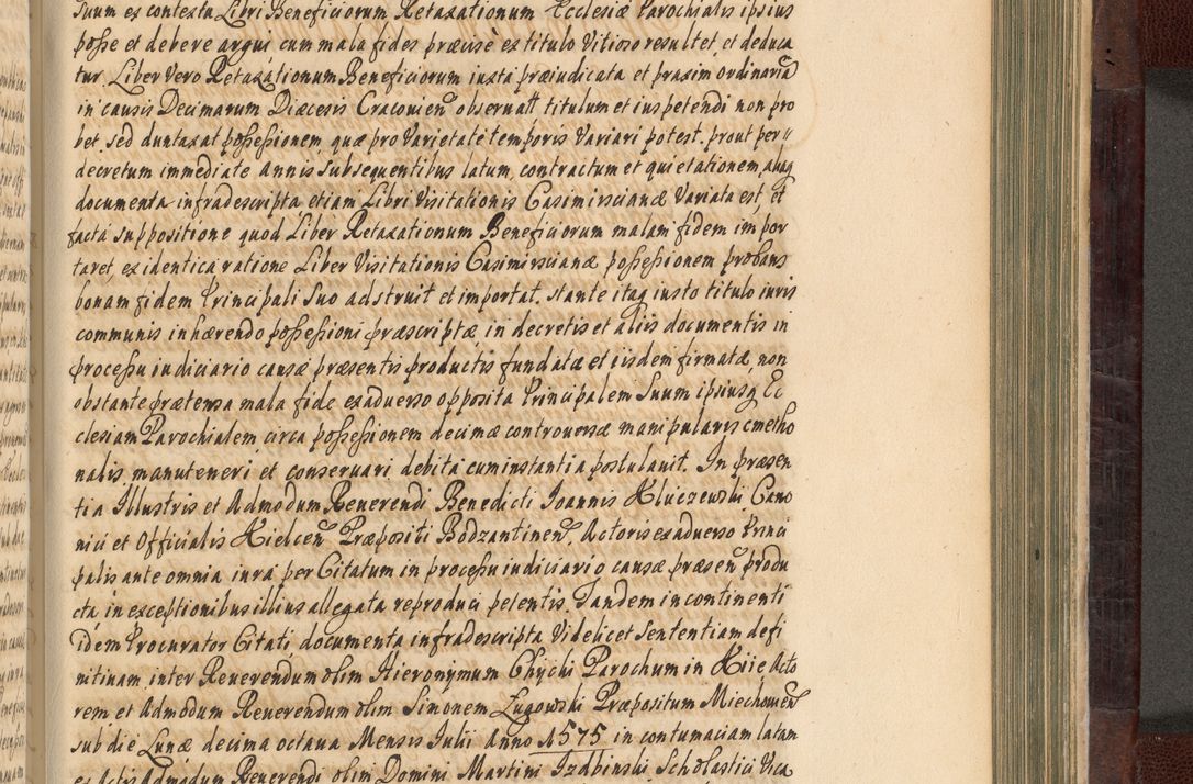 Zdjęcie nr 722 dla obiektu archiwalnego: Acta actorum episscopalium R. D. Joannis Małachowski, episcopi Cracoviensis a die 20 Augusti anni 1681 et 1682 acticatorum. Volumen I