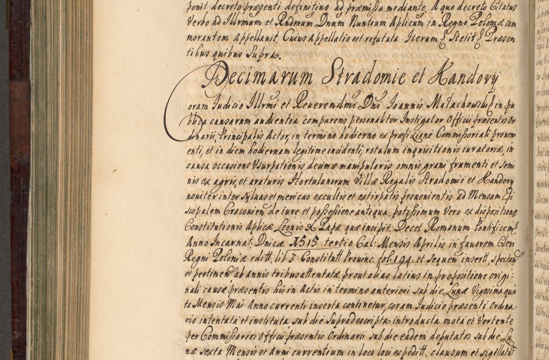 Zdjęcie nr 719 dla obiektu archiwalnego: Acta actorum episscopalium R. D. Joannis Małachowski, episcopi Cracoviensis a die 20 Augusti anni 1681 et 1682 acticatorum. Volumen I
