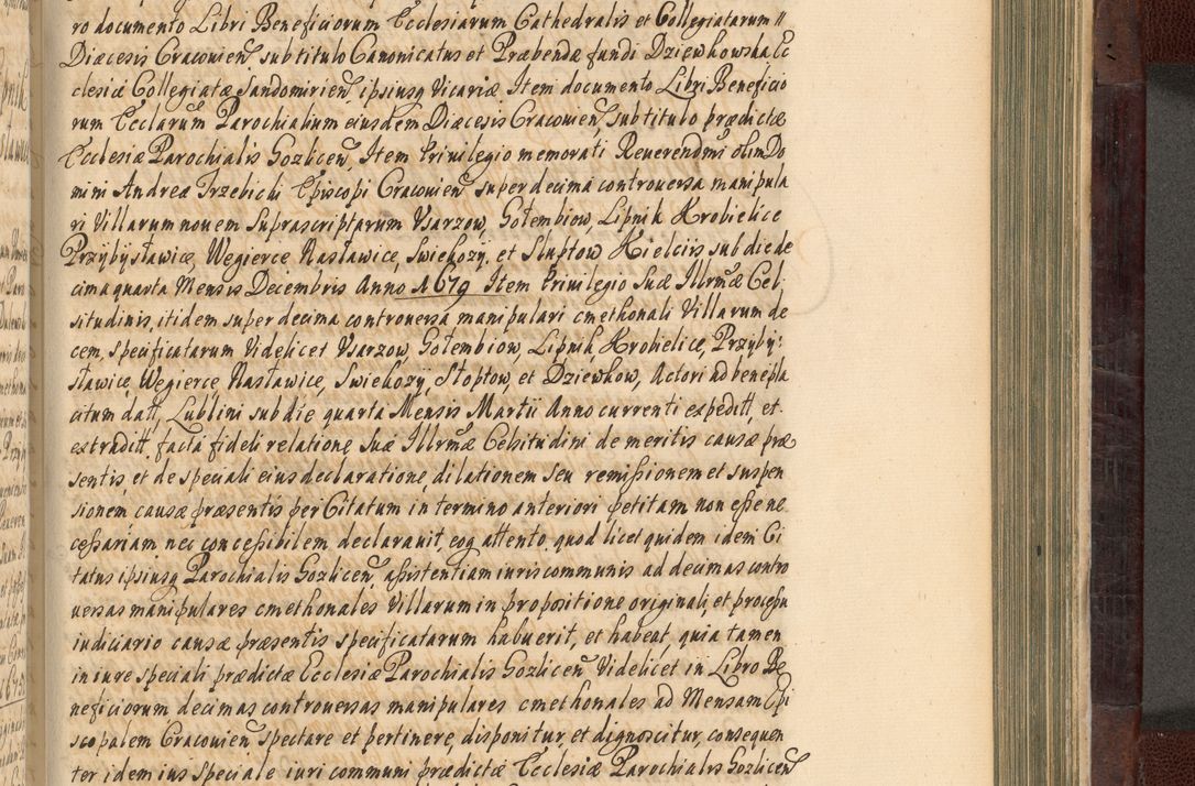 Zdjęcie nr 718 dla obiektu archiwalnego: Acta actorum episscopalium R. D. Joannis Małachowski, episcopi Cracoviensis a die 20 Augusti anni 1681 et 1682 acticatorum. Volumen I