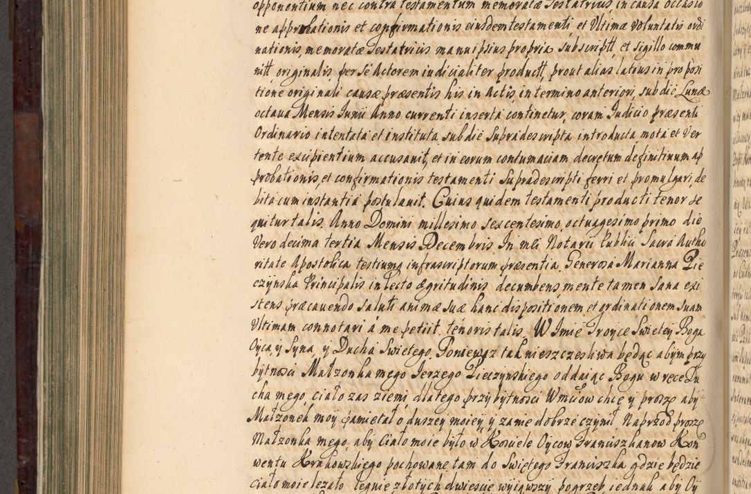 Zdjęcie nr 715 dla obiektu archiwalnego: Acta actorum episscopalium R. D. Joannis Małachowski, episcopi Cracoviensis a die 20 Augusti anni 1681 et 1682 acticatorum. Volumen I