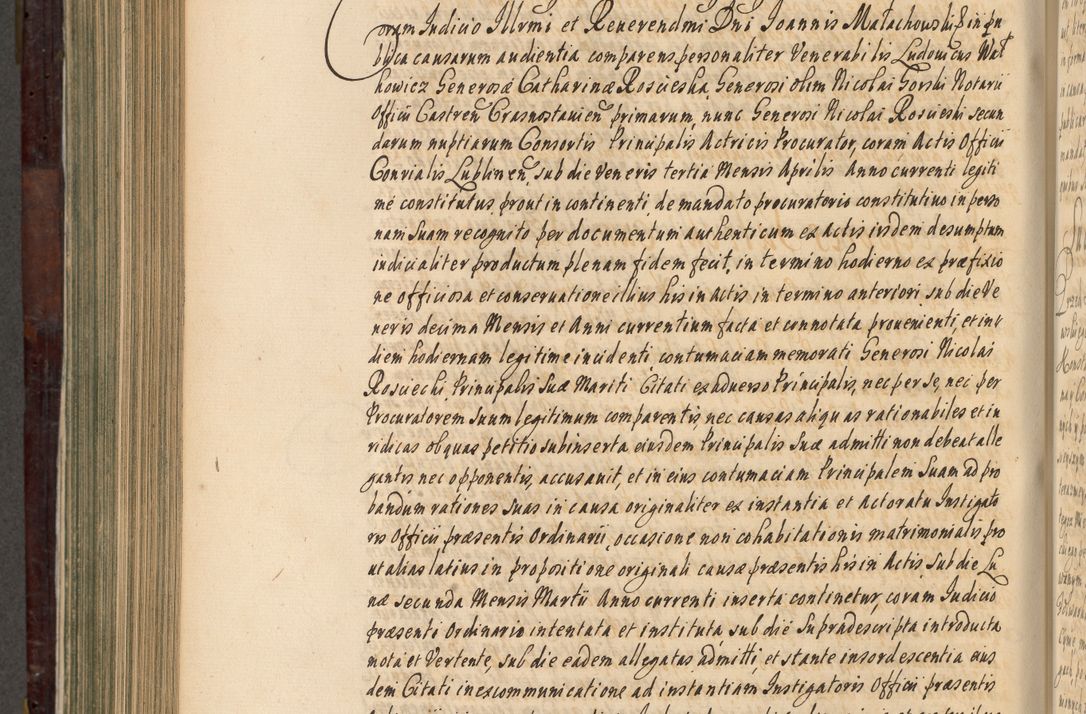 Zdjęcie nr 707 dla obiektu archiwalnego: Acta actorum episscopalium R. D. Joannis Małachowski, episcopi Cracoviensis a die 20 Augusti anni 1681 et 1682 acticatorum. Volumen I