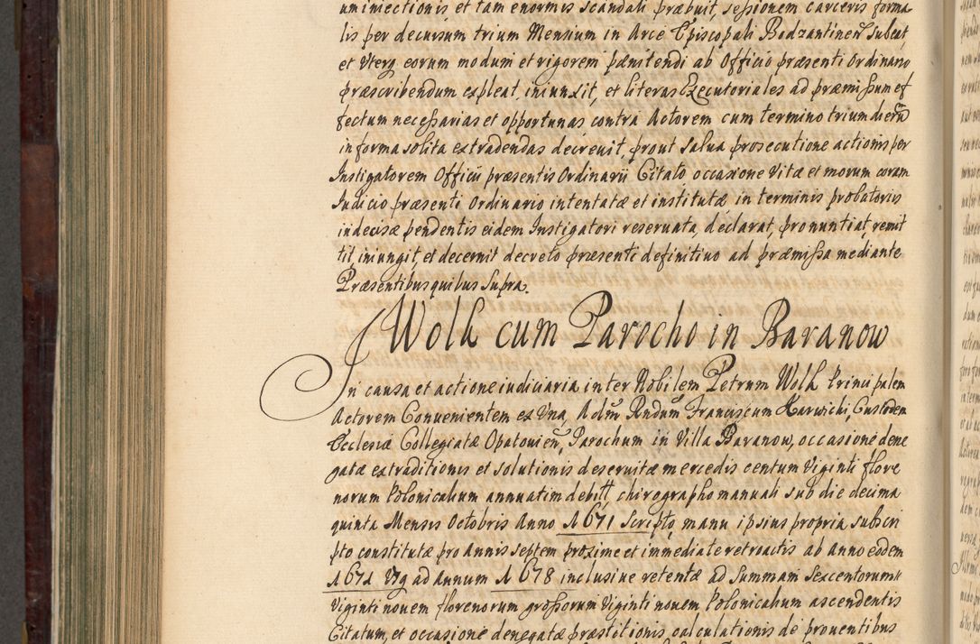 Zdjęcie nr 705 dla obiektu archiwalnego: Acta actorum episscopalium R. D. Joannis Małachowski, episcopi Cracoviensis a die 20 Augusti anni 1681 et 1682 acticatorum. Volumen I