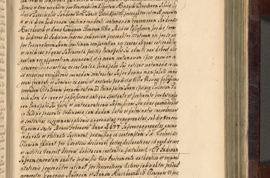 Zdjęcie nr 702 dla obiektu archiwalnego: Acta actorum episscopalium R. D. Joannis Małachowski, episcopi Cracoviensis a die 20 Augusti anni 1681 et 1682 acticatorum. Volumen I