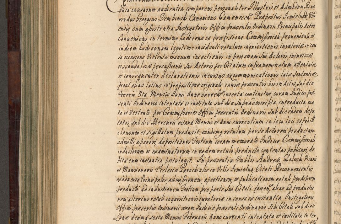 Zdjęcie nr 703 dla obiektu archiwalnego: Acta actorum episscopalium R. D. Joannis Małachowski, episcopi Cracoviensis a die 20 Augusti anni 1681 et 1682 acticatorum. Volumen I