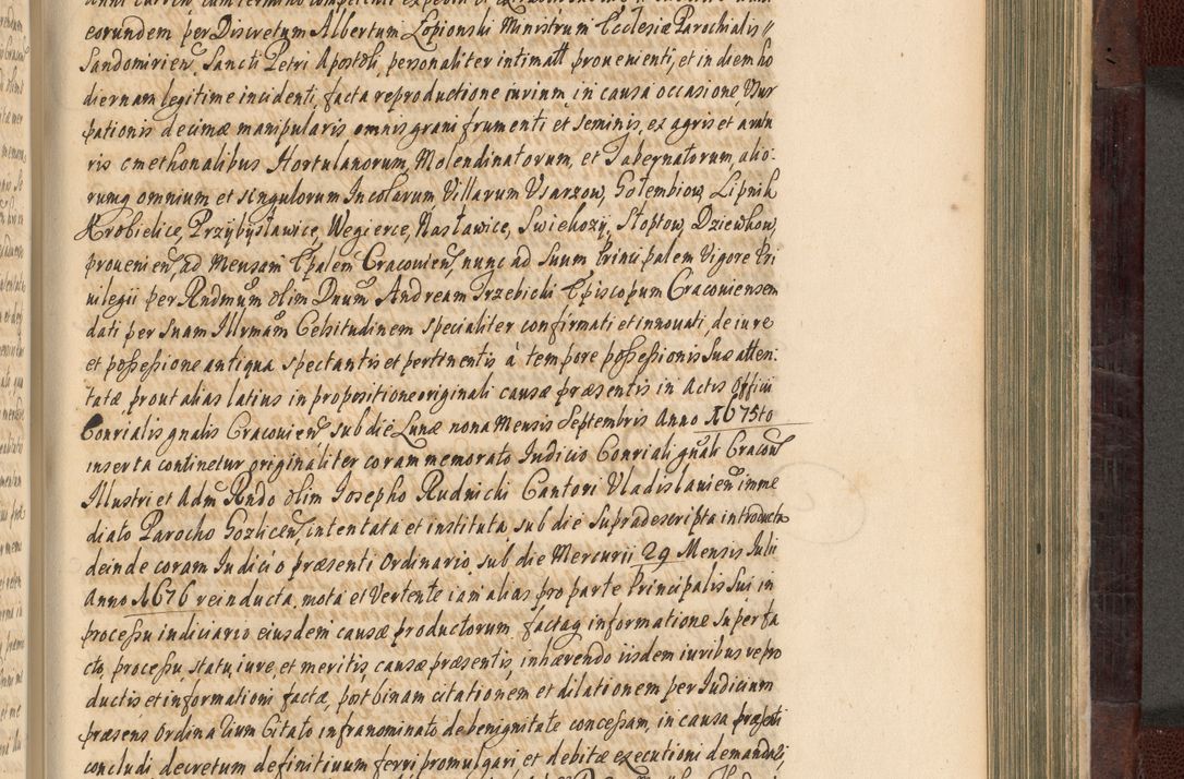 Zdjęcie nr 698 dla obiektu archiwalnego: Acta actorum episscopalium R. D. Joannis Małachowski, episcopi Cracoviensis a die 20 Augusti anni 1681 et 1682 acticatorum. Volumen I