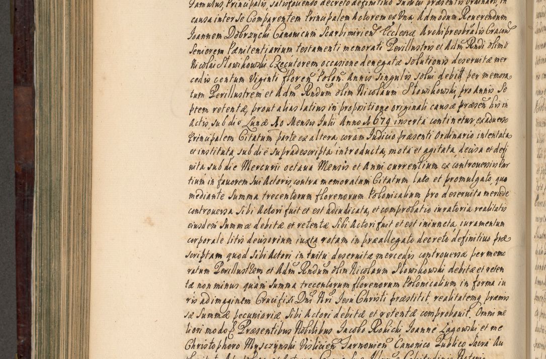 Zdjęcie nr 697 dla obiektu archiwalnego: Acta actorum episscopalium R. D. Joannis Małachowski, episcopi Cracoviensis a die 20 Augusti anni 1681 et 1682 acticatorum. Volumen I