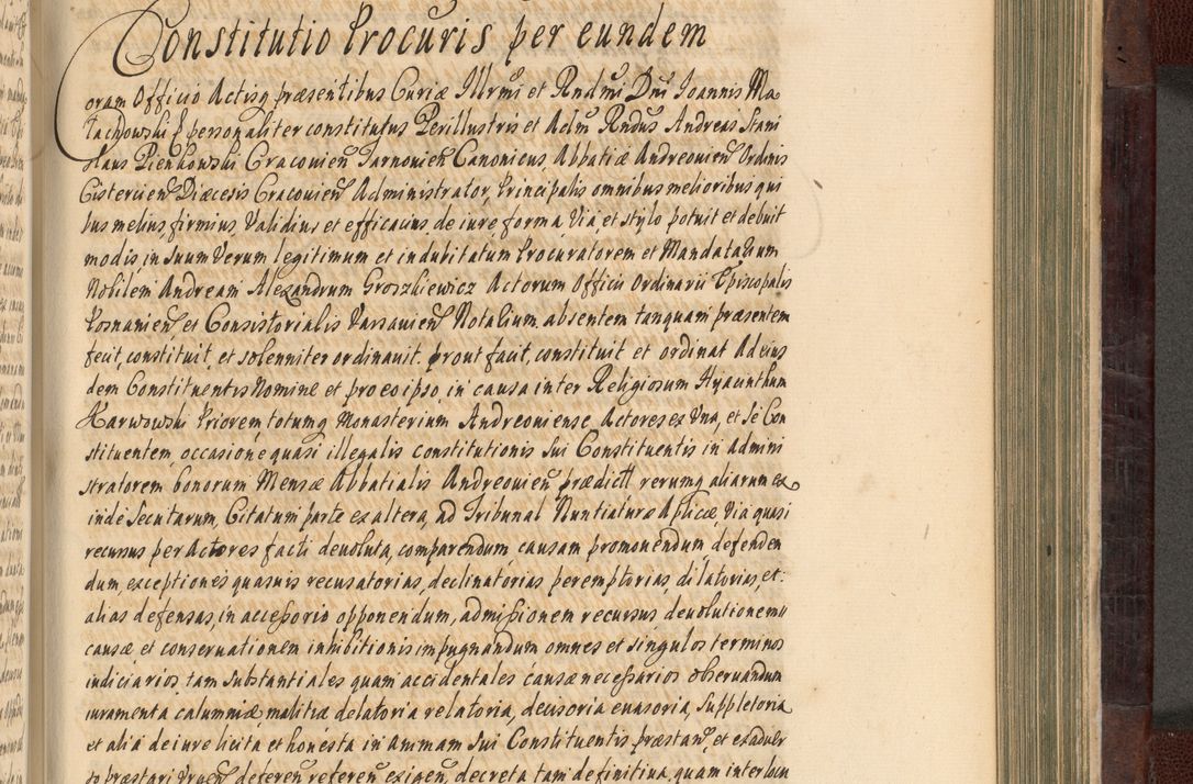 Zdjęcie nr 694 dla obiektu archiwalnego: Acta actorum episscopalium R. D. Joannis Małachowski, episcopi Cracoviensis a die 20 Augusti anni 1681 et 1682 acticatorum. Volumen I