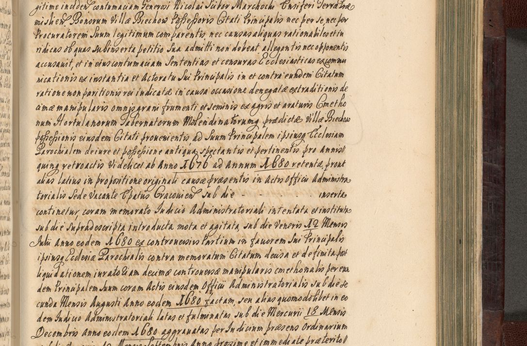 Zdjęcie nr 682 dla obiektu archiwalnego: Acta actorum episscopalium R. D. Joannis Małachowski, episcopi Cracoviensis a die 20 Augusti anni 1681 et 1682 acticatorum. Volumen I