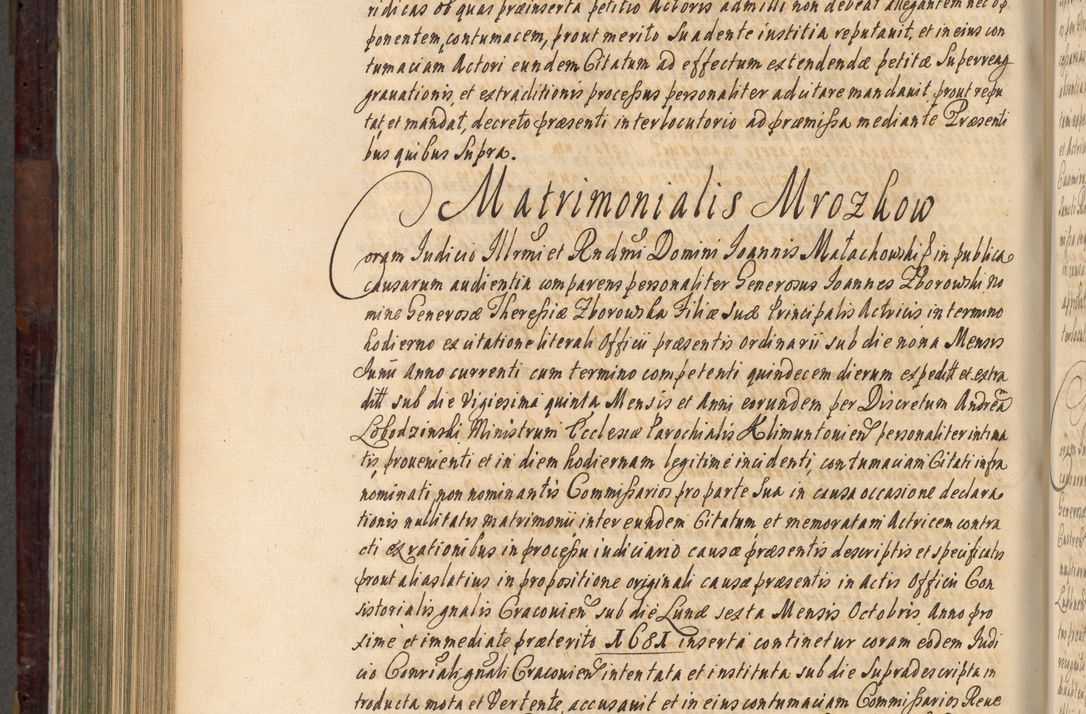 Zdjęcie nr 683 dla obiektu archiwalnego: Acta actorum episscopalium R. D. Joannis Małachowski, episcopi Cracoviensis a die 20 Augusti anni 1681 et 1682 acticatorum. Volumen I