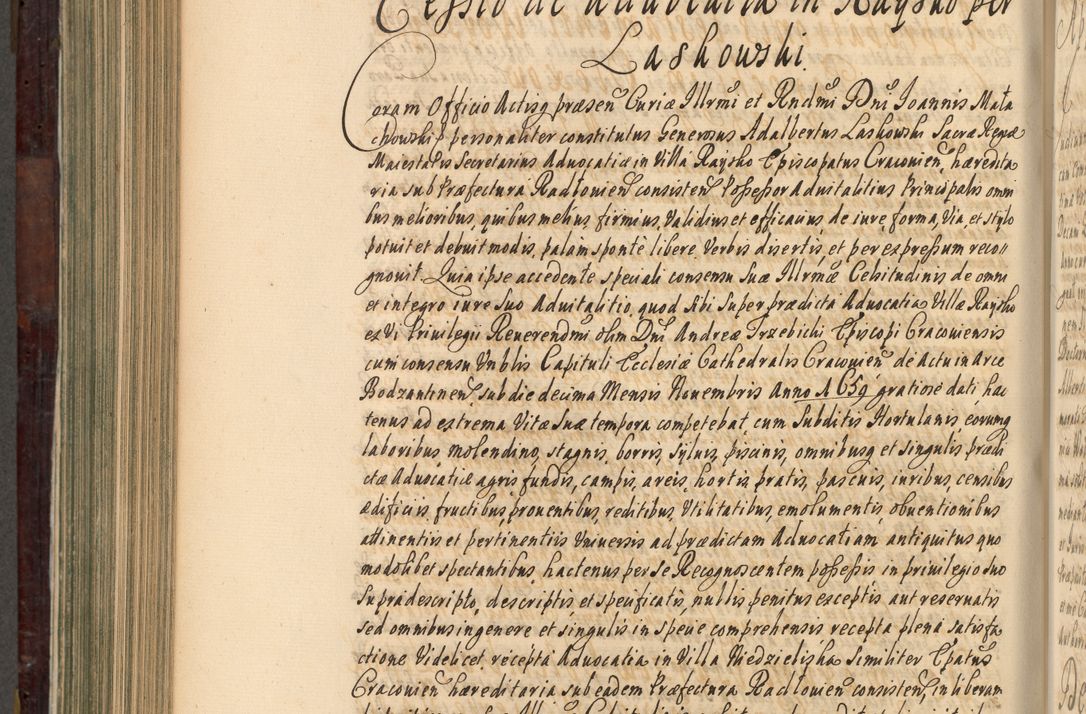 Zdjęcie nr 679 dla obiektu archiwalnego: Acta actorum episscopalium R. D. Joannis Małachowski, episcopi Cracoviensis a die 20 Augusti anni 1681 et 1682 acticatorum. Volumen I