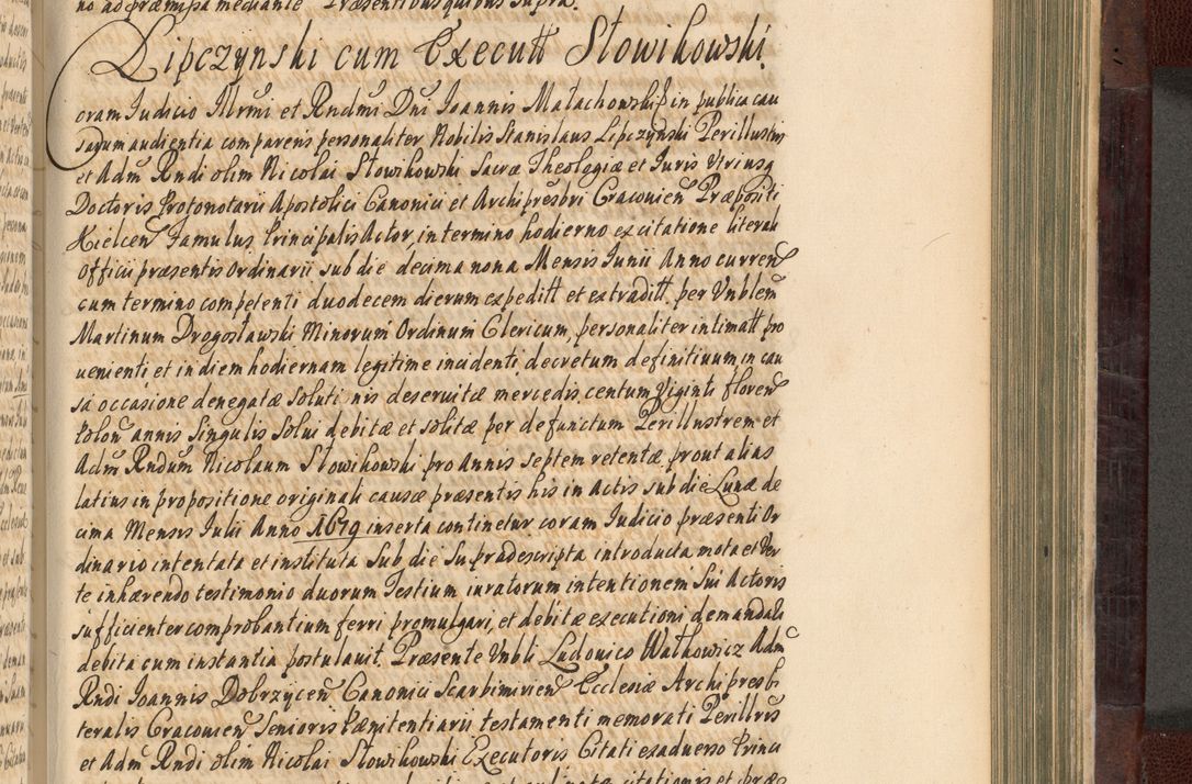 Zdjęcie nr 672 dla obiektu archiwalnego: Acta actorum episscopalium R. D. Joannis Małachowski, episcopi Cracoviensis a die 20 Augusti anni 1681 et 1682 acticatorum. Volumen I