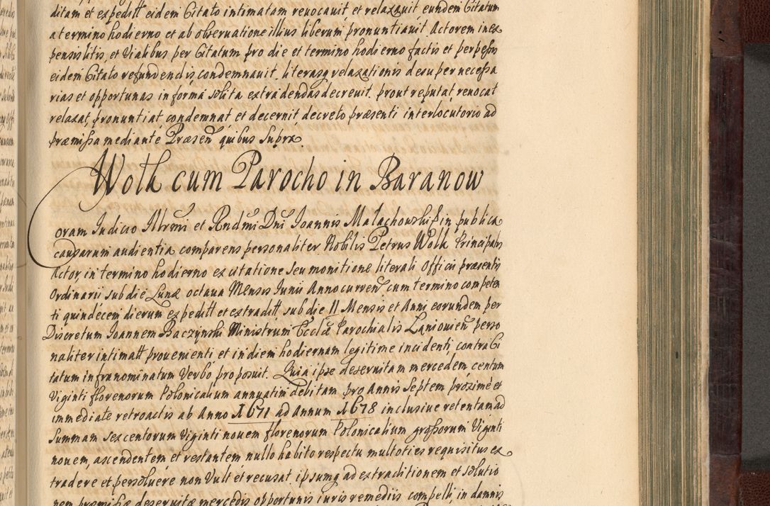 Zdjęcie nr 650 dla obiektu archiwalnego: Acta actorum episscopalium R. D. Joannis Małachowski, episcopi Cracoviensis a die 20 Augusti anni 1681 et 1682 acticatorum. Volumen I
