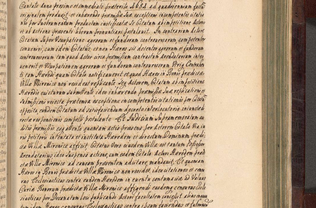 Zdjęcie nr 646 dla obiektu archiwalnego: Acta actorum episscopalium R. D. Joannis Małachowski, episcopi Cracoviensis a die 20 Augusti anni 1681 et 1682 acticatorum. Volumen I