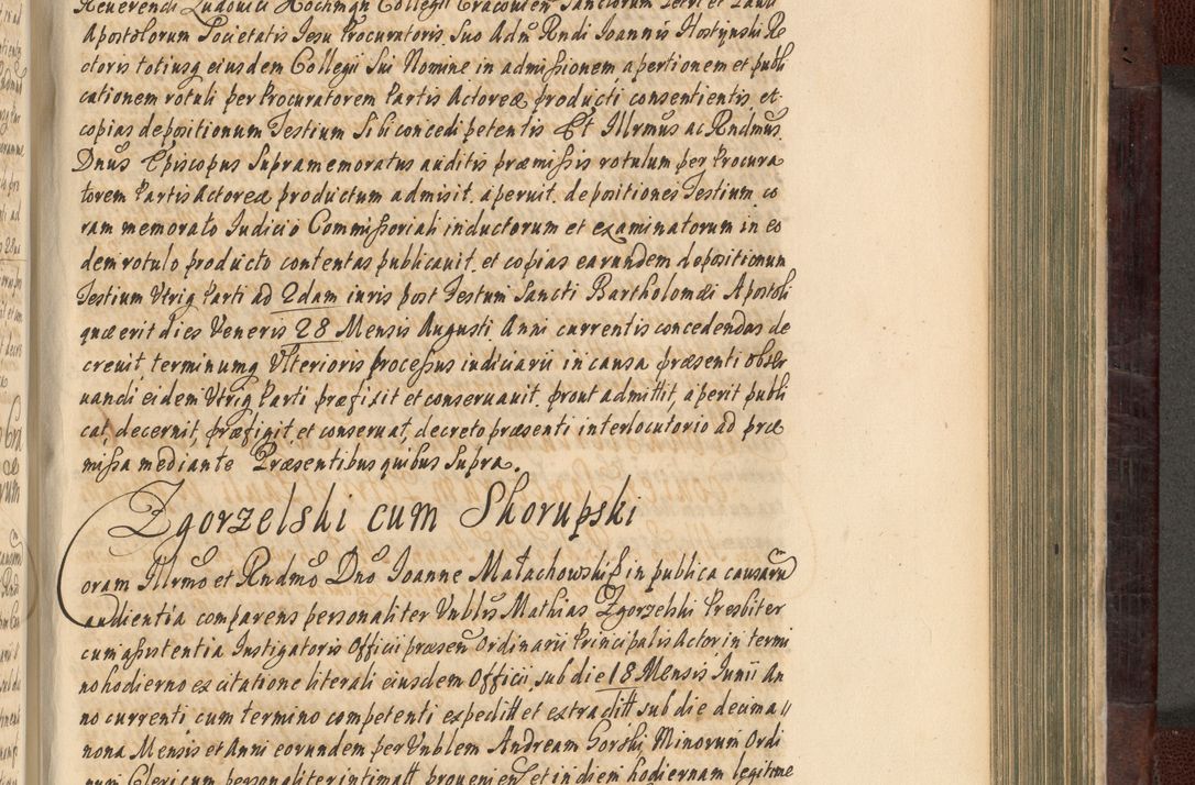 Zdjęcie nr 634 dla obiektu archiwalnego: Acta actorum episscopalium R. D. Joannis Małachowski, episcopi Cracoviensis a die 20 Augusti anni 1681 et 1682 acticatorum. Volumen I