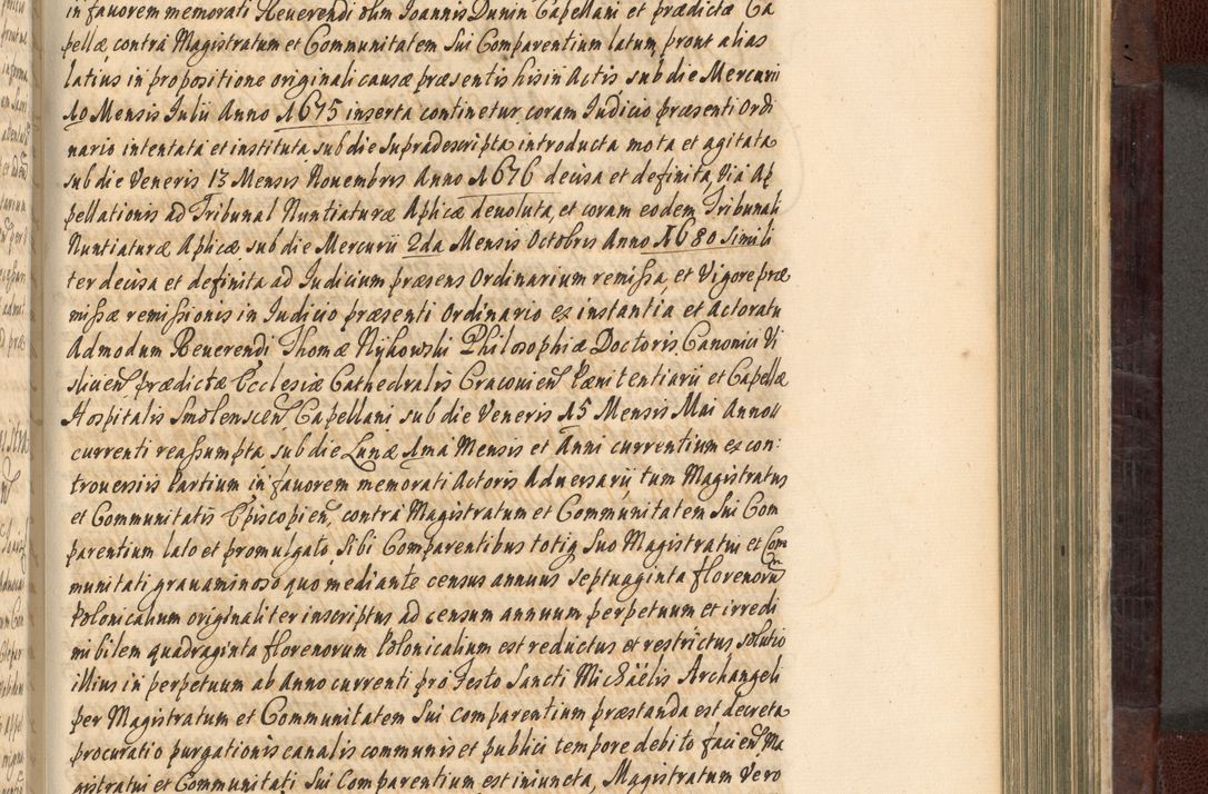 Zdjęcie nr 622 dla obiektu archiwalnego: Acta actorum episscopalium R. D. Joannis Małachowski, episcopi Cracoviensis a die 20 Augusti anni 1681 et 1682 acticatorum. Volumen I