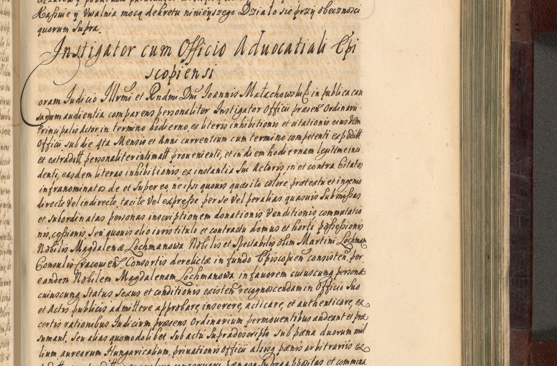 Zdjęcie nr 608 dla obiektu archiwalnego: Acta actorum episscopalium R. D. Joannis Małachowski, episcopi Cracoviensis a die 20 Augusti anni 1681 et 1682 acticatorum. Volumen I