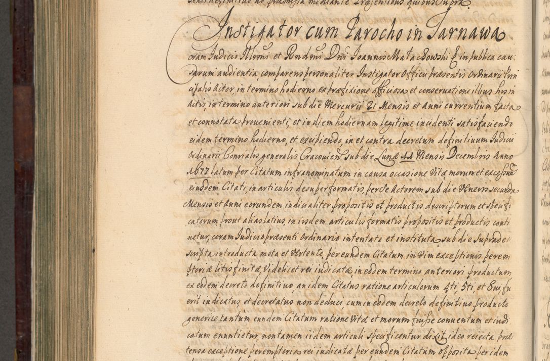 Zdjęcie nr 947 dla obiektu archiwalnego: Acta actorum episscopalium R. D. Joannis Małachowski, episcopi Cracoviensis a die 20 Augusti anni 1681 et 1682 acticatorum. Volumen I