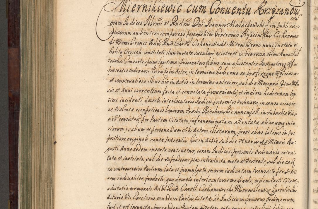 Zdjęcie nr 939 dla obiektu archiwalnego: Acta actorum episscopalium R. D. Joannis Małachowski, episcopi Cracoviensis a die 20 Augusti anni 1681 et 1682 acticatorum. Volumen I