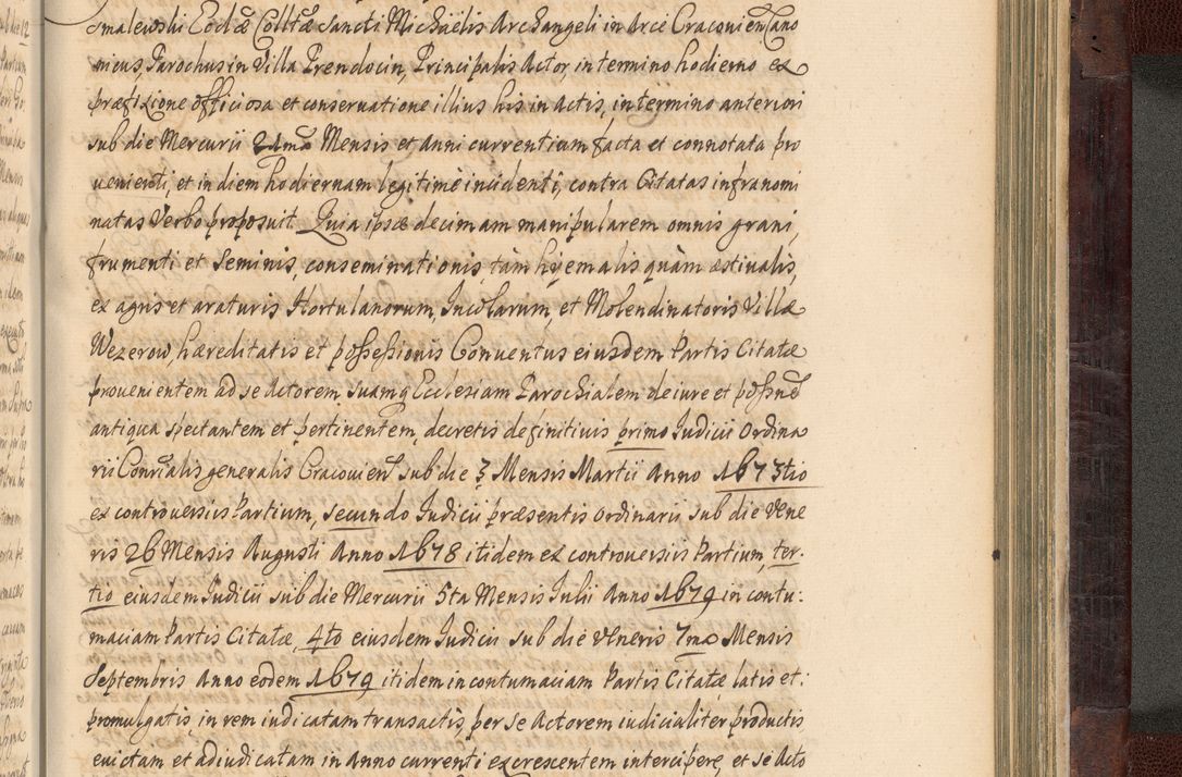 Zdjęcie nr 930 dla obiektu archiwalnego: Acta actorum episscopalium R. D. Joannis Małachowski, episcopi Cracoviensis a die 20 Augusti anni 1681 et 1682 acticatorum. Volumen I