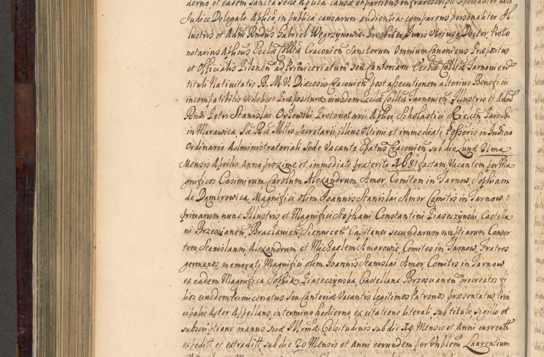 Zdjęcie nr 925 dla obiektu archiwalnego: Acta actorum episscopalium R. D. Joannis Małachowski, episcopi Cracoviensis a die 20 Augusti anni 1681 et 1682 acticatorum. Volumen I