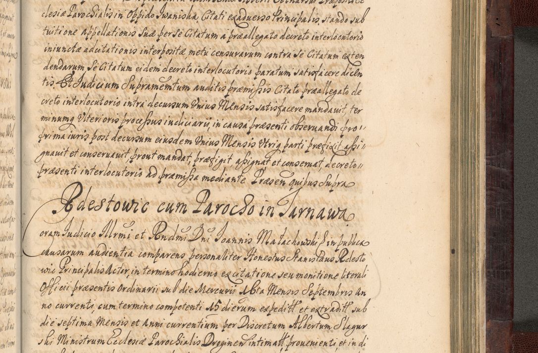 Zdjęcie nr 912 dla obiektu archiwalnego: Acta actorum episscopalium R. D. Joannis Małachowski, episcopi Cracoviensis a die 20 Augusti anni 1681 et 1682 acticatorum. Volumen I