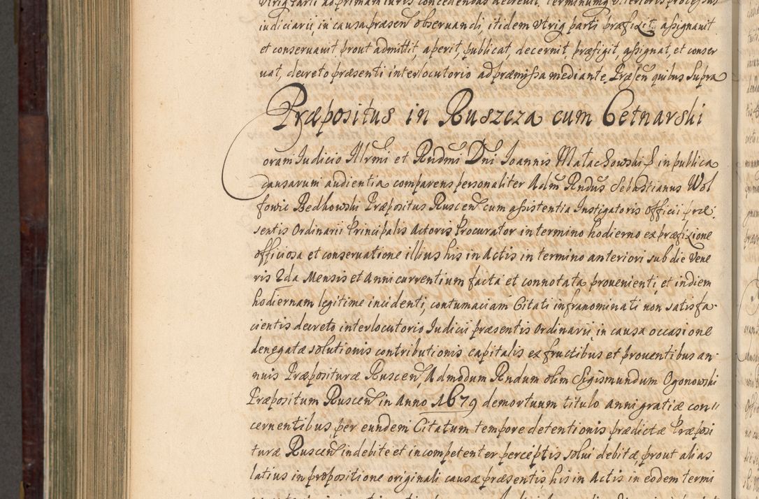 Zdjęcie nr 911 dla obiektu archiwalnego: Acta actorum episscopalium R. D. Joannis Małachowski, episcopi Cracoviensis a die 20 Augusti anni 1681 et 1682 acticatorum. Volumen I